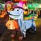 GOOSH 5.5 FT Halloween Inflatables Skeleton Puppy with Build-in LEDs